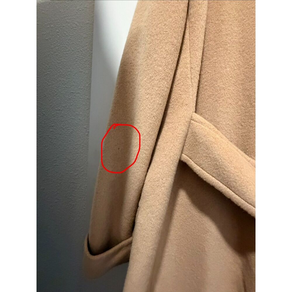 Brooks Brothers 100% Camel Hair Polo Coat 48R Made in Italy Double Breasted - Picture 8 of 8